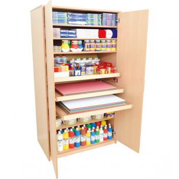 Flexi Hochschrank Höhe 203 mit ausziehbaren Böden